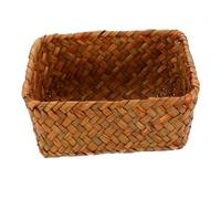 FONDOTIN Hand-woven Seaweed Storage Basket Food-safe Natural Material Rustic Display for Bread Snacks Fruit Kitchen and Living Organizer