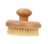 FONDOTIN Handheld Exfoliating Bath Brush Natural Cleaning Brush for Body Compact Shower Scrubber for Back Arms and Legs Gentle Skin Massage Deep Cleansing Tool