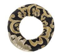 FONDOTIN Handmade Round Pad Singing Bowl Pillow for Meditation Zafu Cushion Art Silk Round Cushion Pad for Tibetan Bells Buddhist Bowl