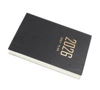 FONDOTIN Hardcover Schedule Planner Notebook with Weekly Monthly Views Sturdy White Paper Reduces Ink Bleed Academic Organizer for Office and Home Jan Dec Full Year Daily Planner