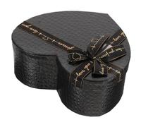 FONDOTIN Heart-shaped Box for Valentines Day Chocolate and Flowers Present Box Lid Decorative Cardboard Packaging for Special Occasions and Romantic