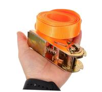 FONDOTIN Heavy Duty Ratchet Tie Down Strap Car Cargo Lashing Belt Wear-resistant Fixing Strap for Motorcycle Truck Load Securing and Packing