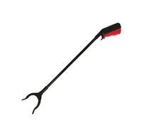 FONDOTIN Heavy-Duty Stainless Steel Litter Picker Grabber Stick with Anti-Slip Grip for Outdoor Rubbish Collection Multiuse Reaching Tool for Trash Bottles Cigarettes and High Shelf Storage