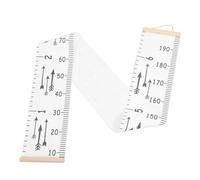 FONDOTIN Height Chart for Kids Growth Ruler for Wall Decorative Wooden Cloth Wall Hanging Printing Details Track Growth for Baby's Rooms Kindergartens Seasons