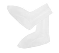 FONDOTIN High Elasticity Silicone Foot Socks for Women with Honeycomb Cushioning Shock Absorption and Moisturizing Effect Flexible Gel Socks for Softening Dry Cracked Feet