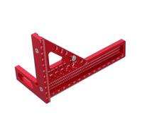 FONDOTIN High Precision Multi-angle Carpenter Square Protractor Ruler with Hidden Pin Stability Aluminum Alloy Layout Measuring Tool for Woodworking Construction and Engineering Projects
