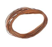 FONDOTIN High Strength PE Plastic Rattan Repair Material Wood Grain Effect Weaving Strip for Chair Table Bench Furniture Fixing and DIY Crafts