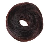 FONDOTIN High Temperature Fiber Bun Wig Hairpiece for Women Fluffy Natural Fullness Donut Hair Doughnut Shaper Elegant Ancient Chinese Style Updo for Cosplay Stage Performances and Themed