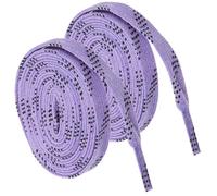 FONDOTIN Hockey Skates Laces Purple Waxed Ice Blade Laces 1 Pair for Ice Hockey Roller Skate Boots Ice Sports Accessories