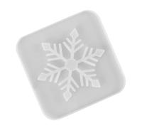 FONDOTIN Hollow Snowflake Coaster Mold DIY Silicone Cup Mat Mold Epoxy Crafting Christmas Winter Wedding Family Gathering