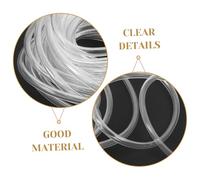 FONDOTIN Home Brewing Gas Tubing High Strength Hose for Draft Beer Dispensing Flexible Transparent Hose for Beer Line Consistent Gas Supply and Freshness Maintenance