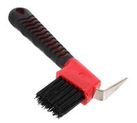 FONDOTIN Horse Hook Hoof Brush Soft Poo Picker Horse Brushes Grooming Accessories Random Color