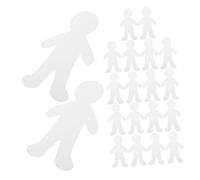 FONDOTIN Human Figure Paper Cutouts Kids Shaped Cutouts for Children DIY Craft Projects Blank Cardboard Doll Bodies for School Classroom Art Activities Kindergarten Home Use 20Pcs