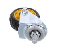 FONDOTIN Hydraulic Floor Jack Caster Wheel Replacement Iron Plastic Material Smooth Maneuverability Compatible with Various Hydraulic Jacks for Car Maintenance and Repair Tasks