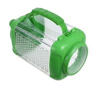 FONDOTIN Insect Observation Cage with Magnifier for - Green Plastic Breeding and Viewing Box for Outdoor Adventure and Science Education