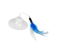 FONDOTIN Interactive Electric Cat Teaser Toy Rotatable Ufo Style Plaything for Indoor Kittens Engaging Fun Tracker for Exercise Mood Relief Keeps Cats Active and