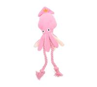 FONDOTIN Interactive Octopus-shaped Cat Teething Toy for Indoor Kittens Plush Chew Toy to Alleviate Boredom Assist Teething Behavior and Playtime for All Ages