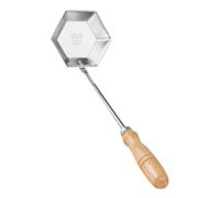 FONDOTIN Kitchen Non-stick Frying Spoon Wooden Handle Essential Cooking Utensil for Home Fried Snacks Ergonomic Design for Easy Handling for Holidays Family Gatherings