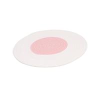 FONDOTIN Knitted Cotton Cat Scratching Board Dual-use Claws Grinding Pad and Sleeping Mat Pink White for Indoor Cats Natural Material Comfortable Cushion