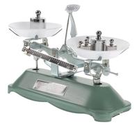 FONDOTIN Laboratory Triple Beam Balance Scale Portable Teaching Tool with Calibration Weights and Tweezers for Physics Chemical Experiments Accurate Measurement