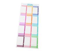 FONDOTIN Large Undated Dry Erase Wall Calendar Laminated Yearly Planner for Office Kitchen Classroom with Spacious Layout and Oil-resistant Surface