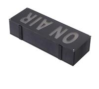 FONDOTIN LED Air Sign Light for Office and Studio Battery Operated Broadcast Warning Display LED Recording Light for Wall Desk Door Decoration