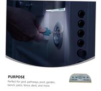 FONDOTIN LED Keyhole Sensor Lamp for Door Lock Human Body Induction Pir Motion Light Night Lamp for Stairway Infrared LED Sensor Motion Light Automatic Bright White Illumination