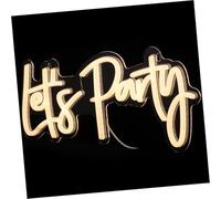 FONDOTIN LED Neon Light Sign Party Decoration Voltage for Bedroom Stylish for Wedding Birthday Festival Atmosphere