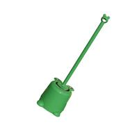 FONDOTIN Long Handled Toilet Brush with Cartoon Frog Holder, Pp Material, Wide Application and Sturdy Design, for Bathroom and Dorm Cleaning