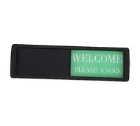 FONDOTIN Magnetic Sliding Do Not Disturb Sign with Please Knock Privacy Indicator for Home Office Restroom Door Easy No Drill Installation Material for Long Term Use
