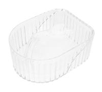 FONDOTIN Manicure Soaking Bowl Transparent Nail Care Tool for Softening Dead Skin and Cleaning Nails Essential Hand Soak Bowl and Removal