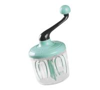 FONDOTIN Manual Egg Whisk Hand Crank Lightweight Portable Mixer for Eggs Cream Milk and Sauces with Non-Slip Grip and Smooth Surface Easy to Use for Home Baking and Cooking