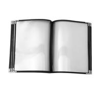 FONDOTIN Menu Folder for Cafe Menu Book Food Price List Folder Clear Select Clear Book Pvc Transparent