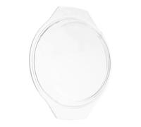 FONDOTIN Microwave Glass Lid Splash Guard Cover for Food Steaming Baking Plate Dish Bowl Vegetable Microwave Use