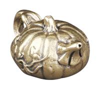 FONDOTIN Mini Brass Teapot Retro Design Desktop Decor Compact Chinese Style Ornament for Home Office Vintage Brass Craft Teapot Decorative Collectible