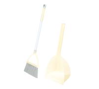 FONDOTIN Mini Broom and Dustpan Lightweight Plastic Pretend Play Cleaning Tools for Boys and Home and Kindergarten Use Idea