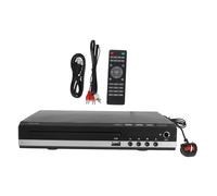 FONDOTIN Mini Home Dvd Player High Resolution CD Player for Family Use Multi Format Support Compact Design Effortless Setup Experience for Home and Travel