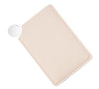 FONDOTIN Mini Stainless Steel Makeup Mixing Plate Mirror, 2-in-1 Cosmetic Foundation and Eyeshadow Palette for Professional Makeup Artists and Travel