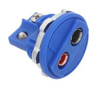 FONDOTIN Mini T-type Thermocouple Wire Connector Panel Mount Female Socket Blue High Temperature C Industrial Thermocouple Adapter for Sensor Probe with Quick Thermal Response and Stable