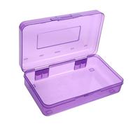 FONDOTIN Minimalist Plastic Pencil Box for School Supplies Lightweight Easy Open Design for Teens for Boys in Middle and High School Academic Use