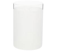 FONDOTIN Modern Cylinder Glass Lamp Shade Frosted Finish Elegant Pendant Light Cover for Home Bedroom Bar Hotel Decor