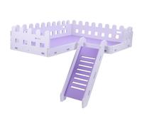 FONDOTIN Multi-functional Hamster Climbing Resting Platform Set for Guinea Pig Cage