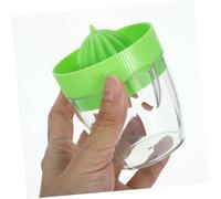 FONDOTIN Multi-functional Manual Fruit Juicer with Swivel Head Labor-saving Citrus and Lemon Squeezer Easy to Clean Reusable Kitchen Press for Home and Commercial Use Green