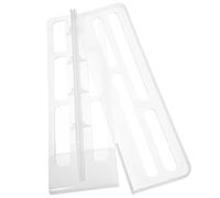 FONDOTIN Multifunctional Fridge Compartment Divider Plastic Food Partition Board Household Refrigerator Separator Large Size for Daily Kitchen and Freezer Organization