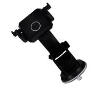 FONDOTIN Multifunctional Suction Cup Phone Holder Screen Navigation Bracket for Car Dashboard Windshield Office Desk Clamp Compatible with Smartphones Black