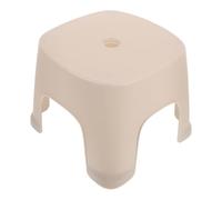 FONDOTIN Multipurpose Small Foot Stool for Step Stool for Bathroom Shoe Changing Showering Toilet Training in Ice Grey