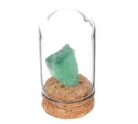 FONDOTIN Natural Fluorite Crystal Specimen Green Gemstone Rock Mineral Decorative Stone for Boys and Girls Science Education and Healing Meditation Display