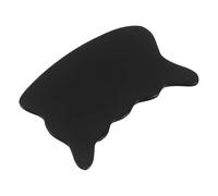 FONDOTIN Natural Ox Horn Gua Sha Board - Full Body and Face Massage Tool for Deep Tissue Muscle Relief, Black Wave Design, Facial Sculpting and Foot Scraping Wellness Aid