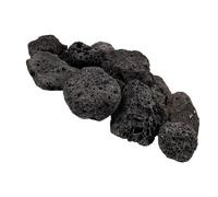 FONDOTIN Natural Volcanic Stone Decoration Rocks for Fish Tank and Planter, 300g Pack of Small Porous Lava Stones 2-4cm, Breathable Volcanic Rock Ornament for Aquarium and Garden