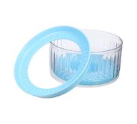 FONDOTIN Non-spill Floating Pet Water Bowl with Whisker-safe Disk Stable Anti-splash Crate Feeder for Road Trips Travel and Everyday Use